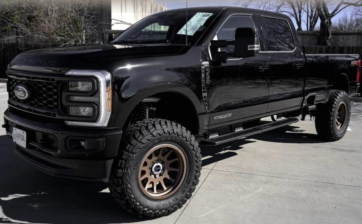 Method Race Wheels on a Ford f250